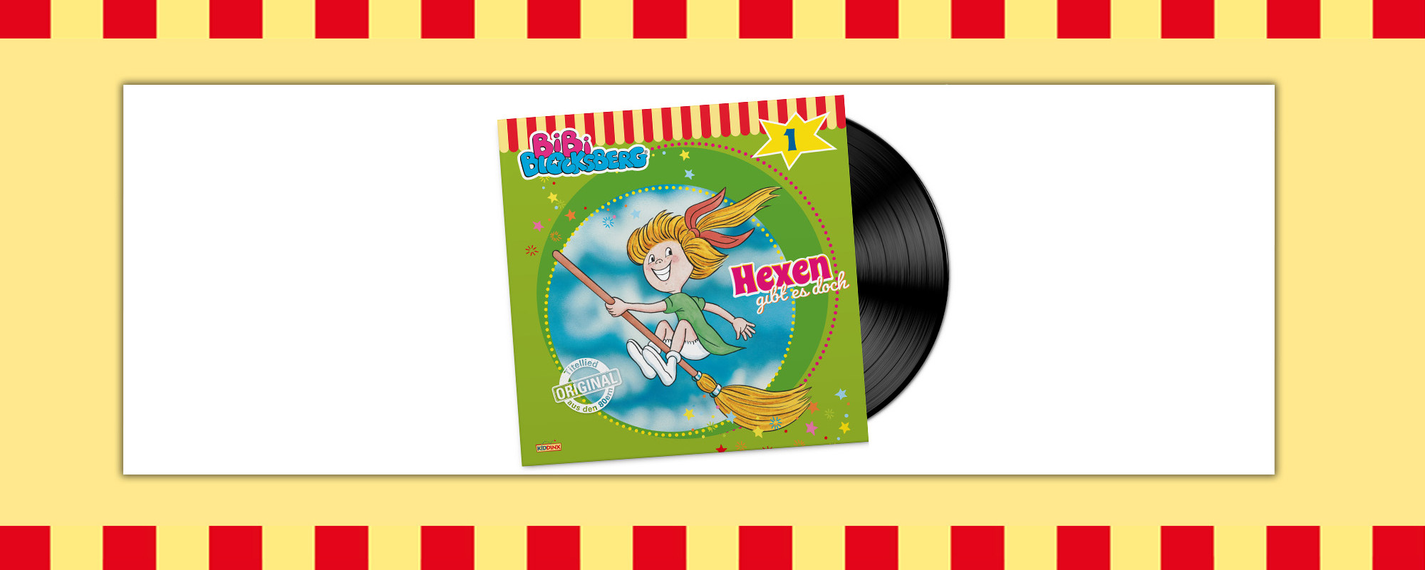 Bibi Blocksberg als Retro Vinyl Edition